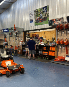 power tool service counter near comer